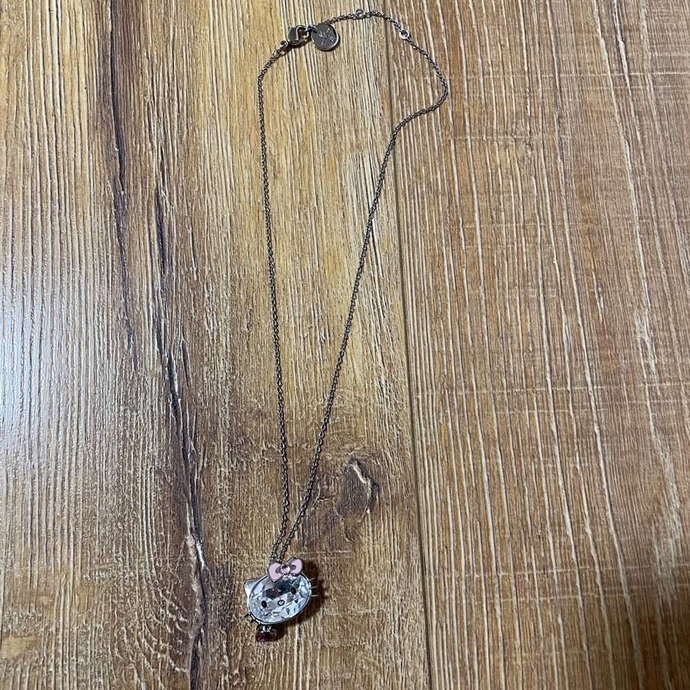 Swarovski hello kitty necklace